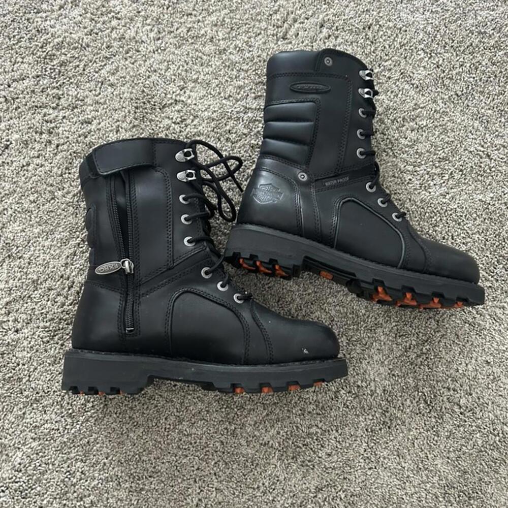 Harley-Davidson Unisex FXRG Lace-Up Boots (Women 9, Men 7)